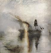 Joseph Mallord William Turner Peace-burial at sea (mk31) Spain oil painting artist